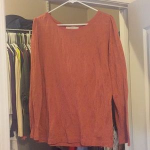 Loft, size L, lace long sleeve shirt